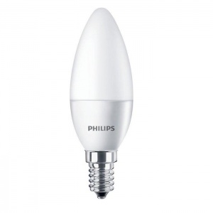 Светодиодная лампа Philips ESS LEDCandle 6-60W  E14 827 B35 FR 620lm свеча 929002970807