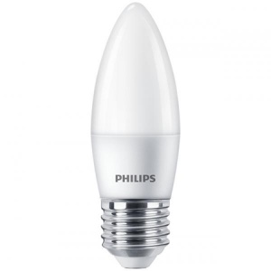 Светодиодная лампа Philips ESS LEDCandle 6-75W  E27 827 B35 FR 620lm свеча 929002970607