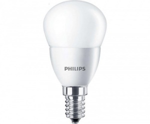 Светодиодная лампа Philips EcohomeLEDLustre 5W E14 827 P45 FR 500lm 929002969637