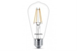 Светодиодная лампа Philips LEDClassic 6-60W ST64 E27 830 CL N LED FIL 929001975013