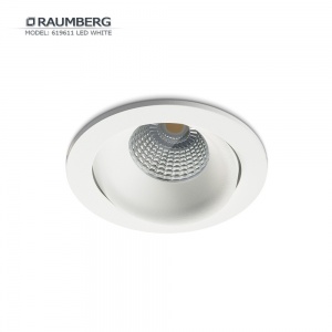 Встраиваемый светодиодный светильник Raumberg 10W 2700K 619611LedWh