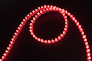 Лента светодиодная SWG DIP 2835 96 LED/м 7.7 Вт/м 12В IP68 Цвет: Красный 001185