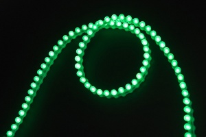 Лента светодиодная SWG DIP 2835 96 LED/м 7.7 Вт/м 12В IP68 Цвет: Зеленый 000886