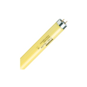 Люминесцентная лампа Sylvania F 18W/Yellow G13 660lm d26x600mm желтая 0002561