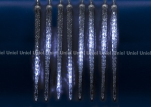 Светодиодная гирлянда Uniel ULD-E3005-300/DTA White IP44 icicle 11124