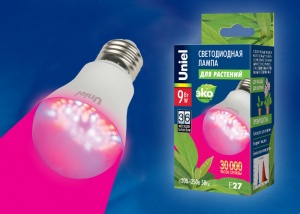 Светодиодная лампа Uniel LED-A60-9W/SP/E27/CL ALM01WH 09645