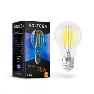 Светодиодная лампа Voltega General purpose bulb E27 7W 2800K 7140