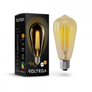 Светодиодная лампа Voltega Loft Led ST64 6W 2800K E27 5526