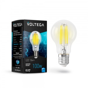 Светодиодная лампа Voltega Crystal Graphene A60 10W 4000K E27 7101