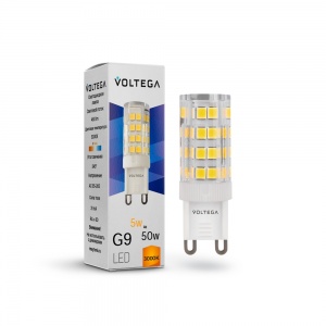 Светодиодная лампа Voltega Simple Capsule G9 5W 3000K 7185