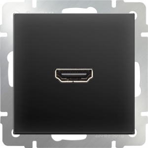  Розетка HDMI (черный матовый) Werkel WL08-60-11 4690389097522