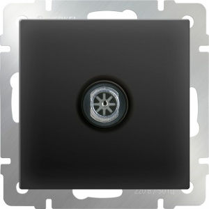  ТВ-розетка оконечная  (черный матовый) Werkel W1183008