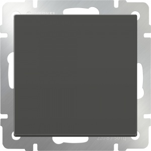  Перекрестный переключатель одноклавишный  (серо-коричневый) Werkel WL07-SW-1G-C 4690389073601
